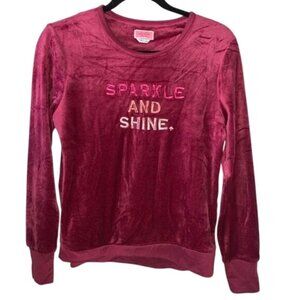 Kate Spade Sparkle And Shine Velour Sweatshirt S